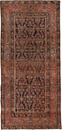 Antique Malayer Runner Rug (4' x 10')
